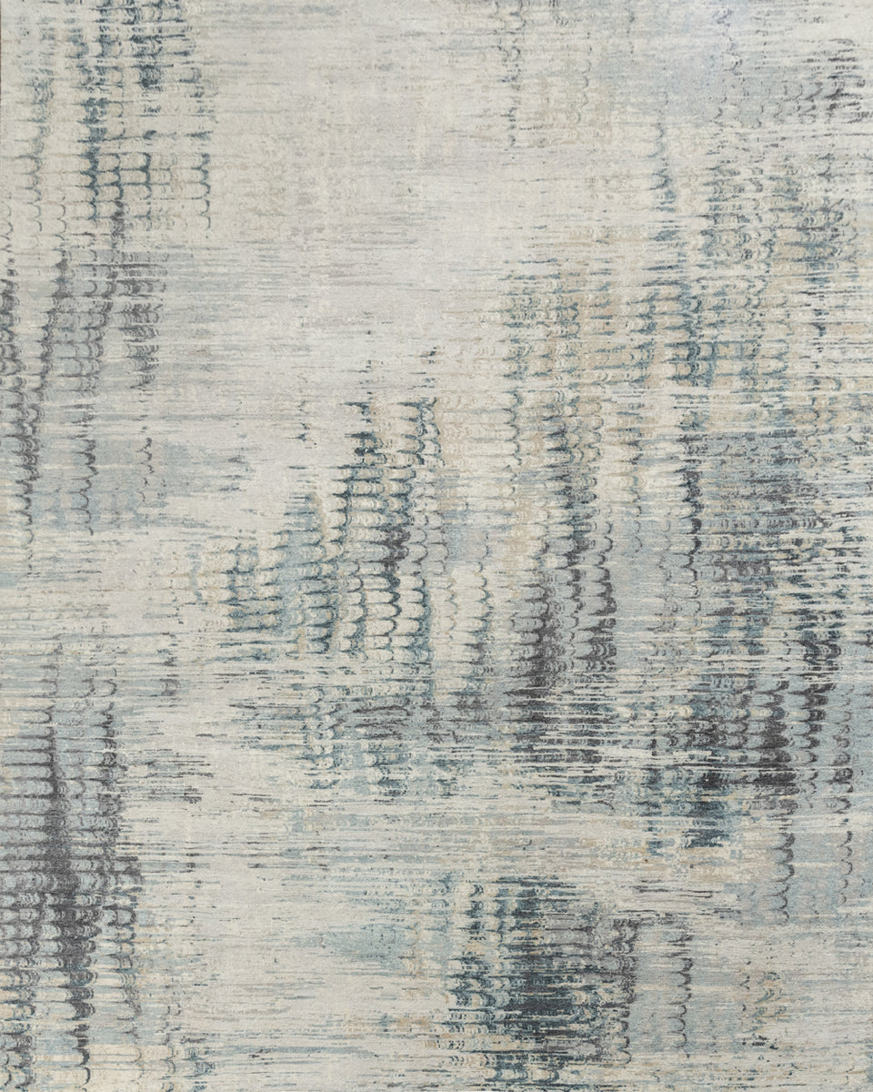 Luxury - Hand Made Hand Knotted Pure Wool Eternal Multy Carpet C137 Grey Blue