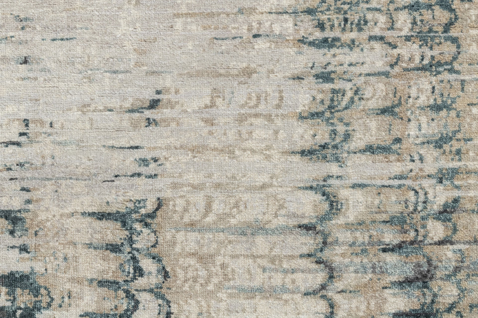 Luxury - Hand Made Hand Knotted Pure Wool Eternal Multy Carpet C137 Grey Blue