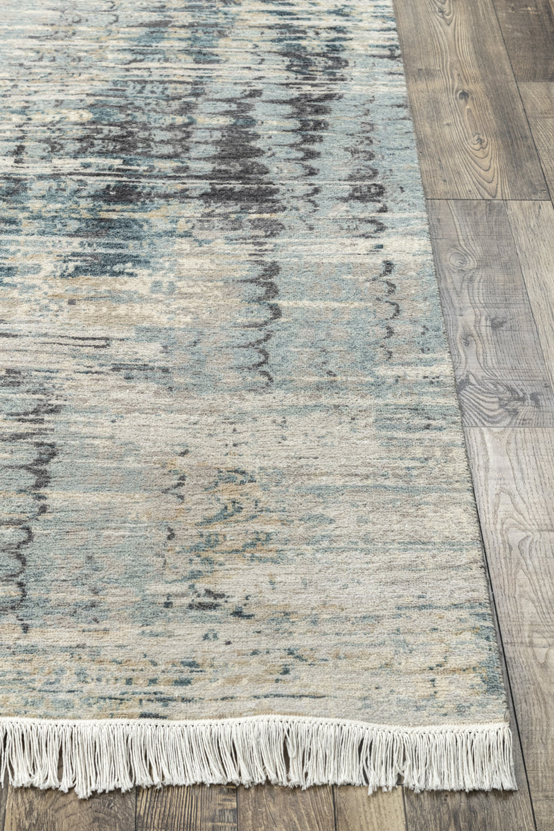 Luxury - Hand Made Hand Knotted Pure Wool Eternal Multy Carpet C137 Grey Blue