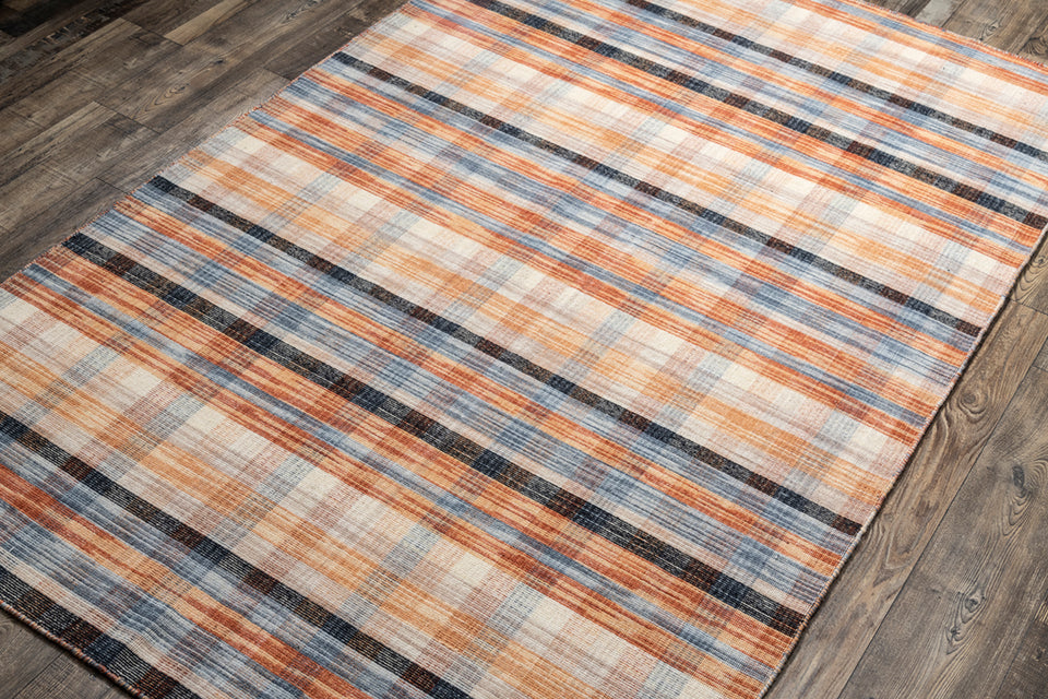 Banbury Rust Wool Handloom Dhurrie