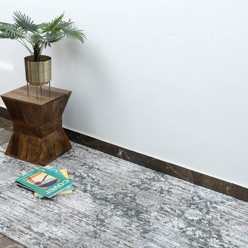 Luxury - Vibe Grey(OXY) Pure Silk & Wool Hand Knotted Premium Carpet