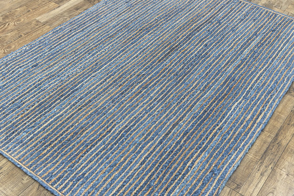 Arlo Baha Blue Baided Rug Durrie