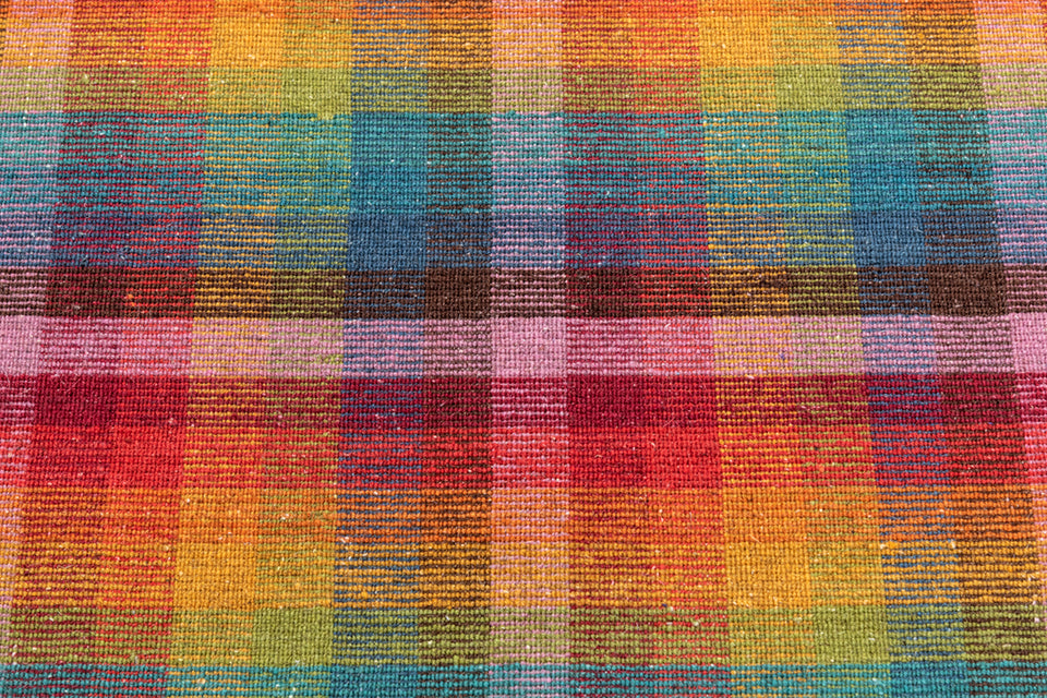 Dalia Multy Wool Handloom Dhurrie