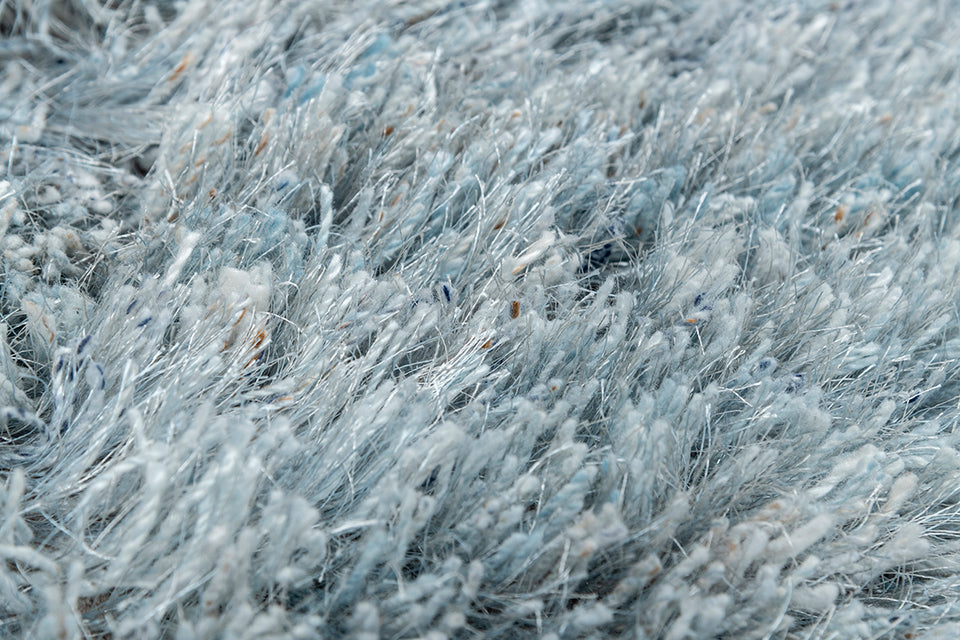 Cicero Ice Blue Table Tufted Carpet with Latex Backing