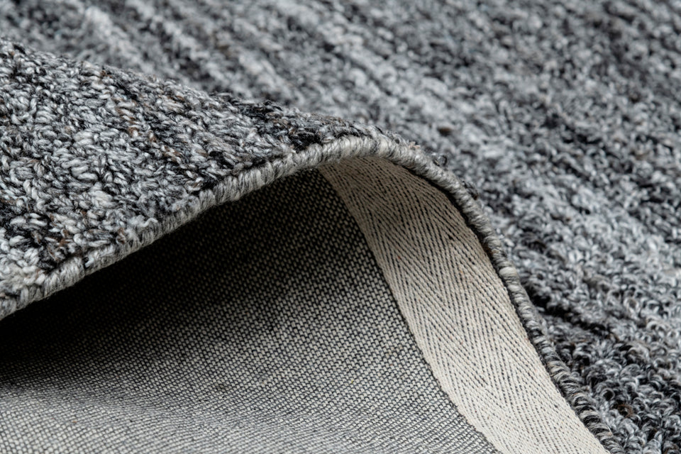 Mexico Anthracite Table Tufted Carpet with Latex Backing
