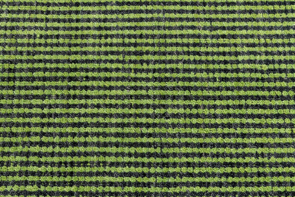 Esme Green Wool Handloom Carpet