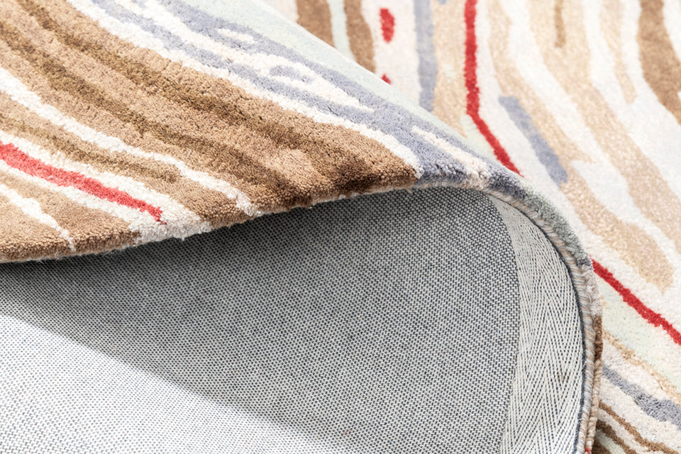 Faye Natural Multy Wool Hand Knotted Premium Carpet