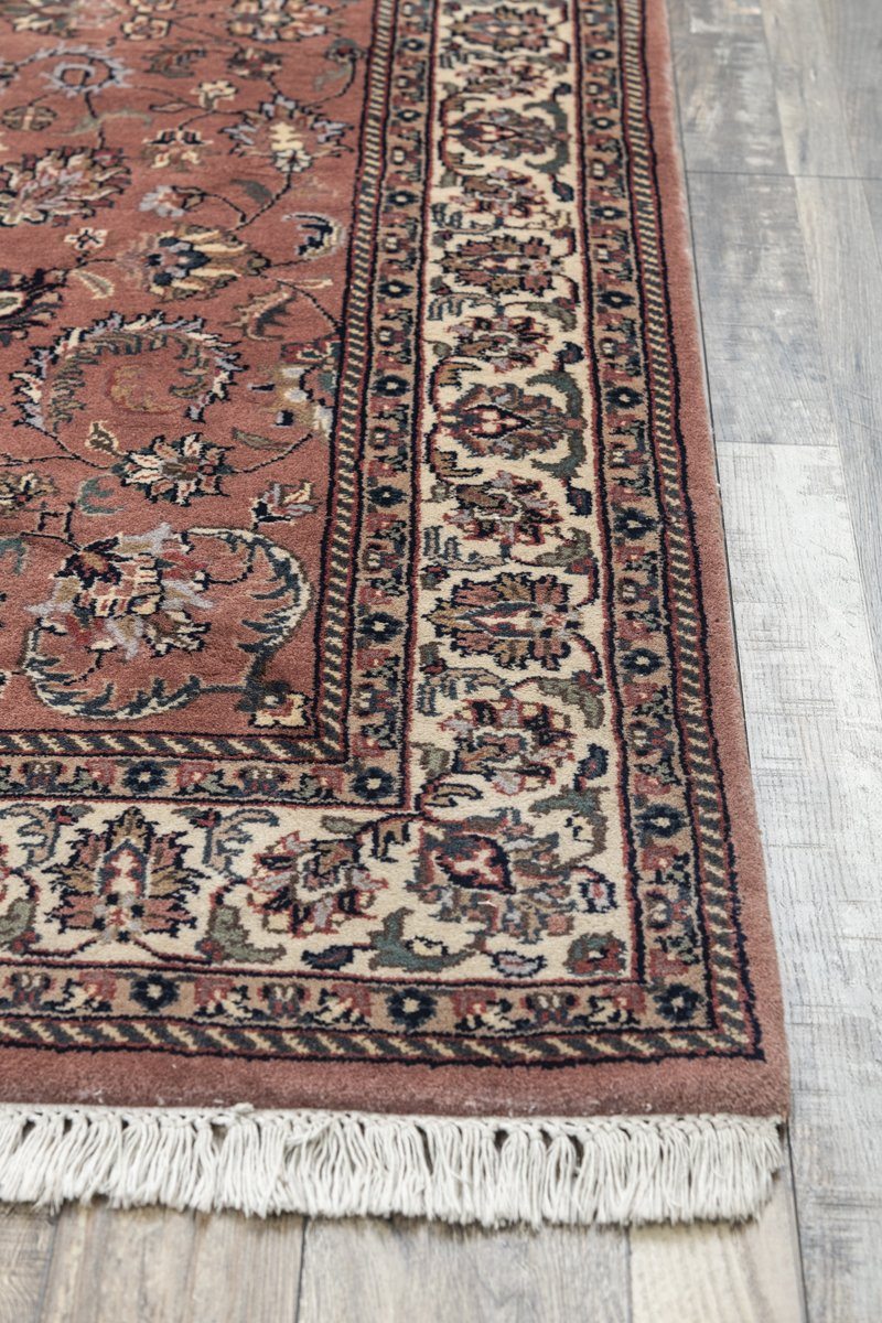 Luxury - Rhythmik Rose Pink Ivory New Zealand Wool Hand Knotted Premium Carpet