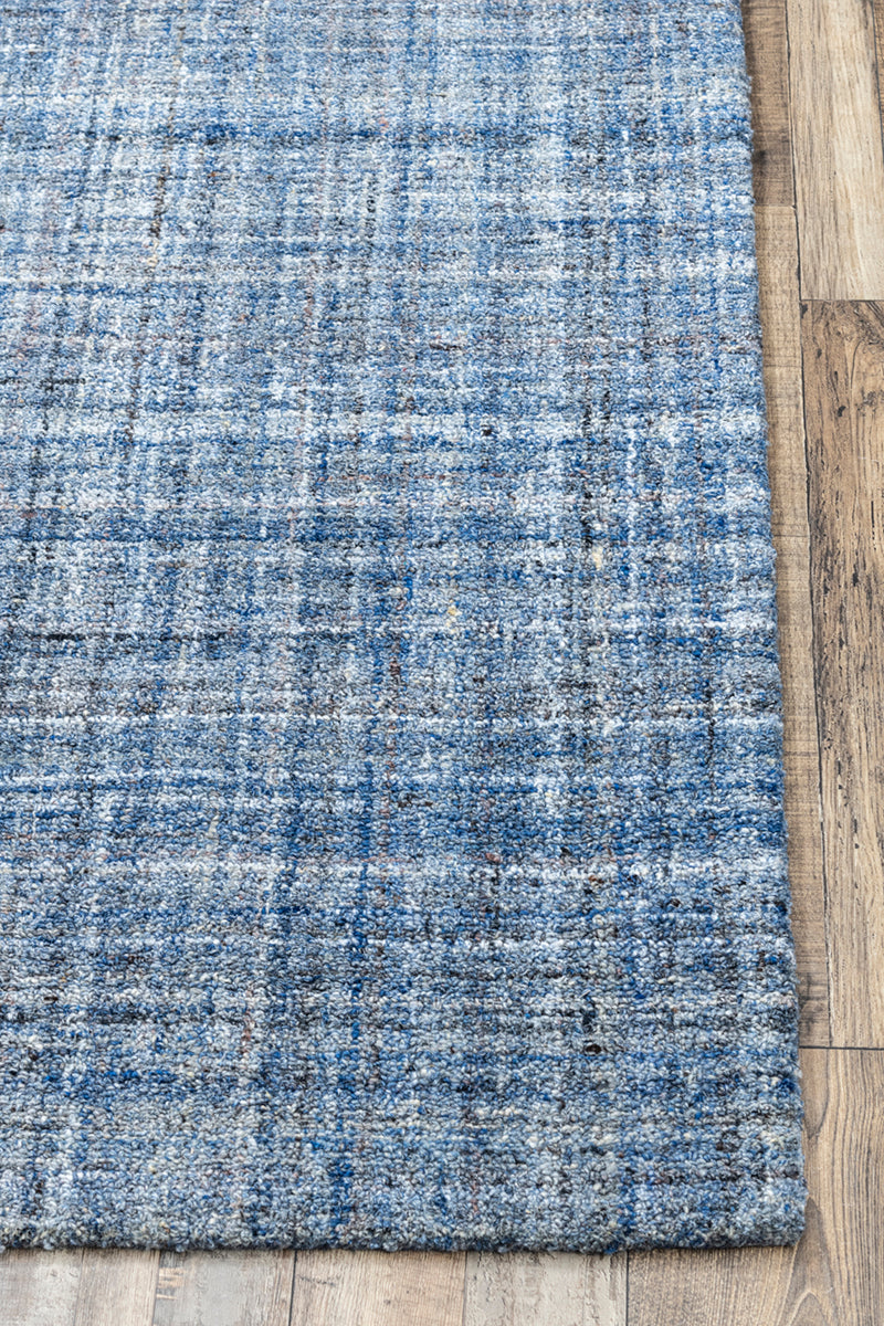 Gemma Blue Wool Hand Knotted Premium Carpet