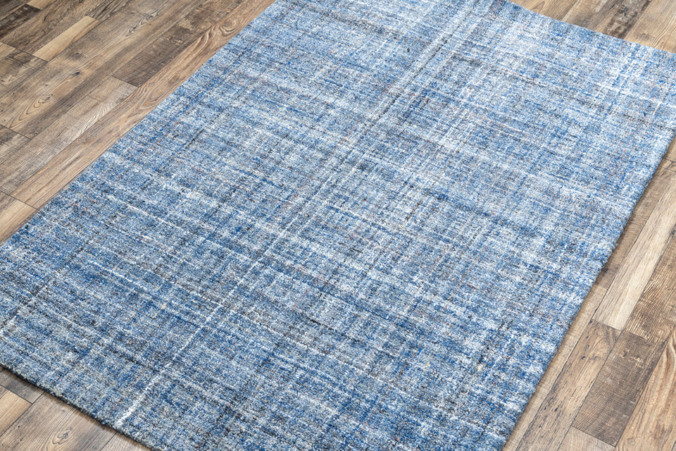 Gemma Blue Wool Hand Knotted Premium Carpet