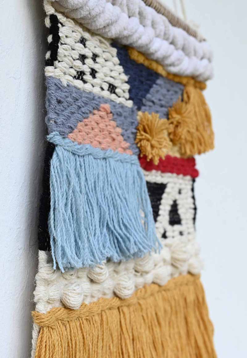 side view Sona Blended Wall Hanging