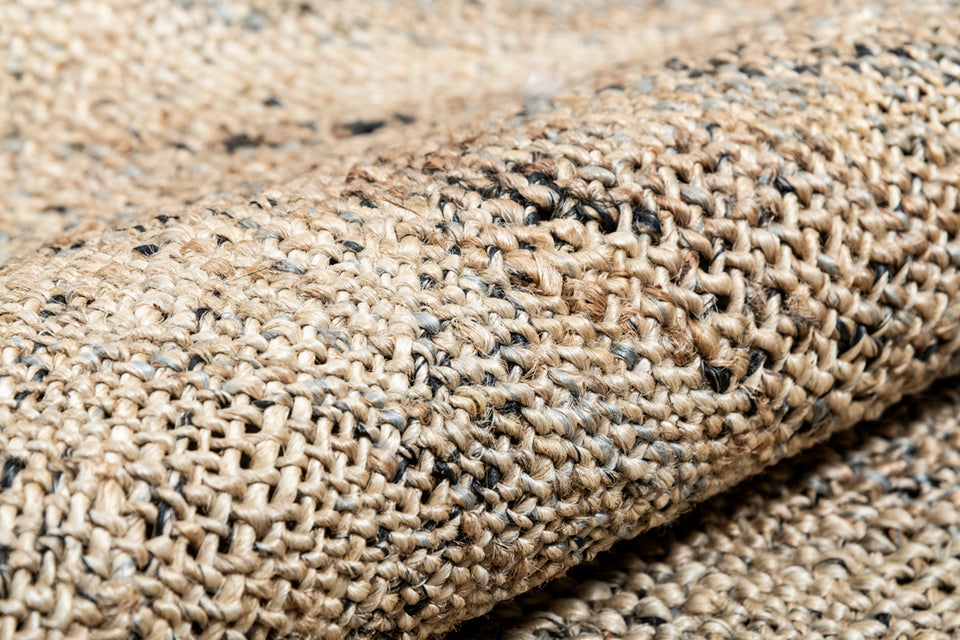 Zap Natural Jute Handwoven Panja Dhurrie