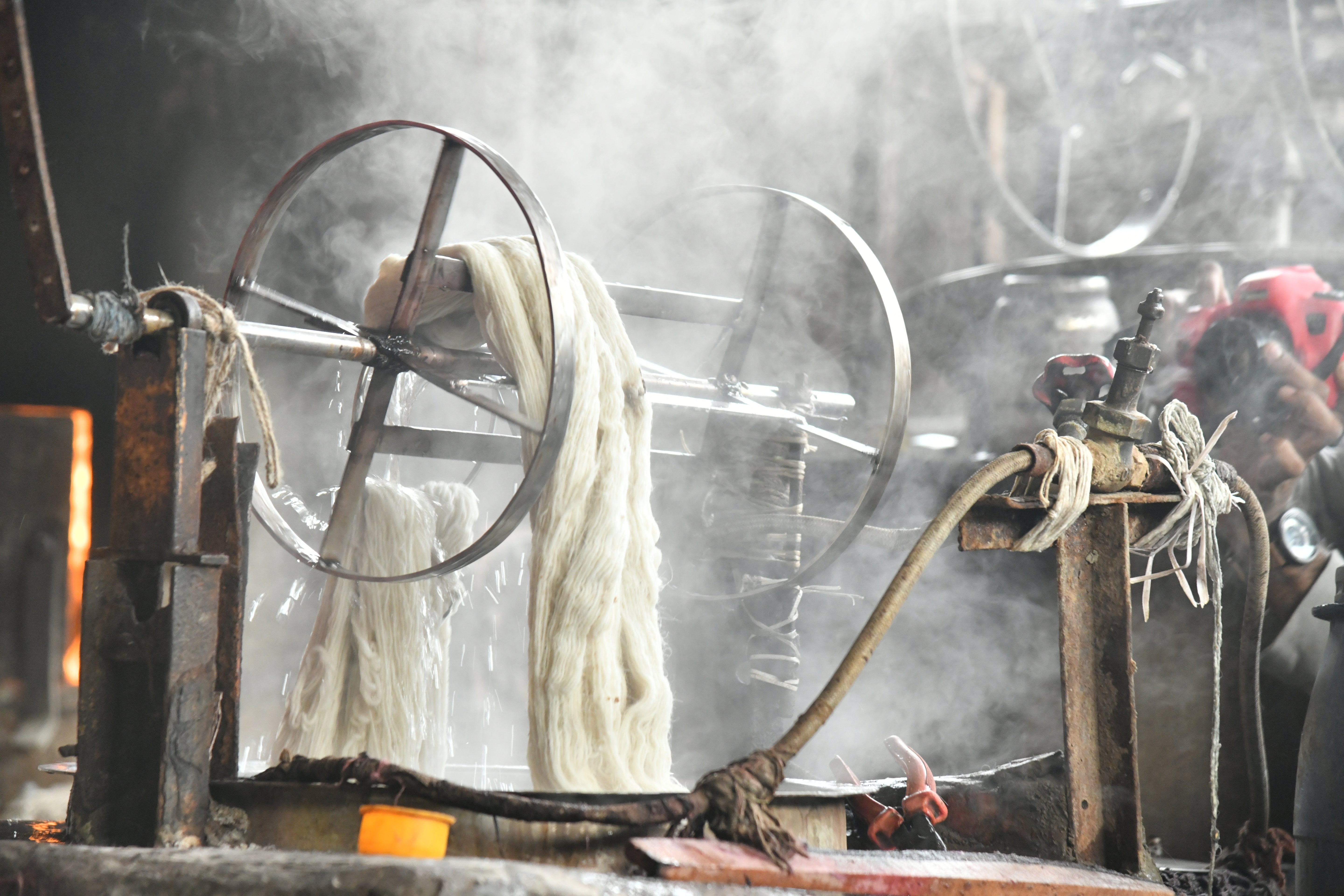 4. Dyeing & Sun Drying