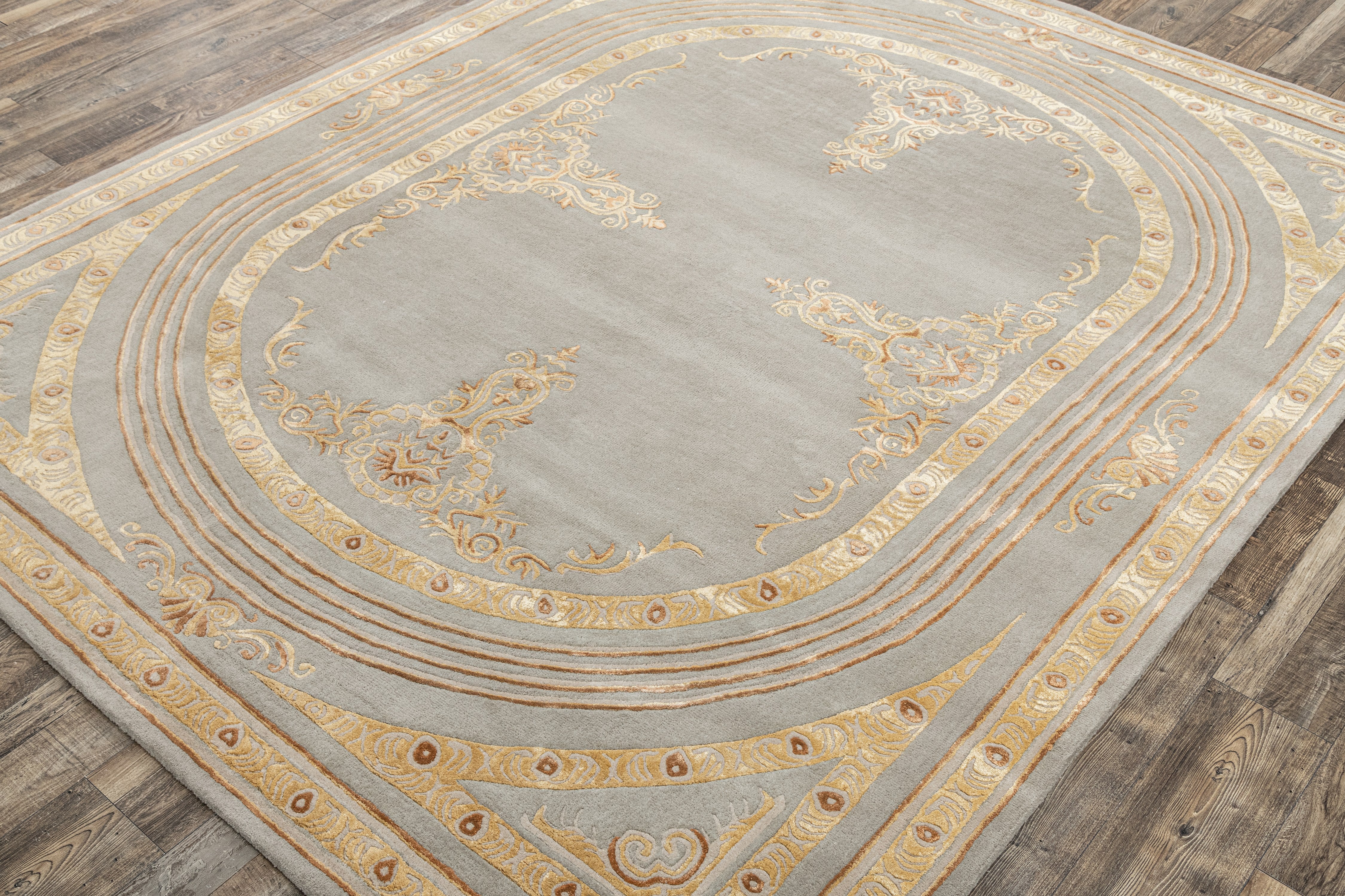 BAGH, GREY.GOLD, 8X10 2