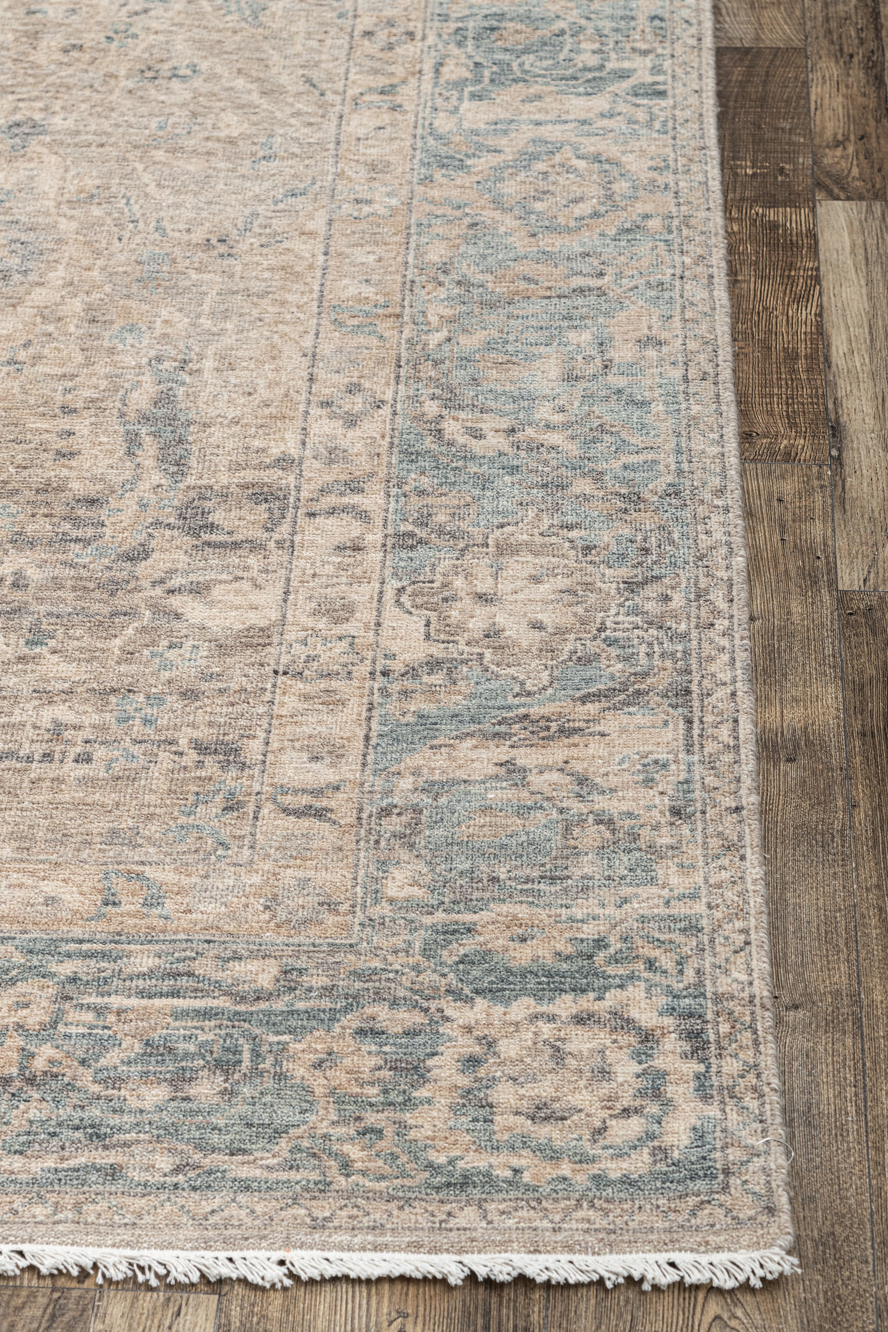 BLISS BIDJAR 09 01, TAUPE.BLUE, SIZE 9X12, PICTURE NO.3, PC NO. 15652