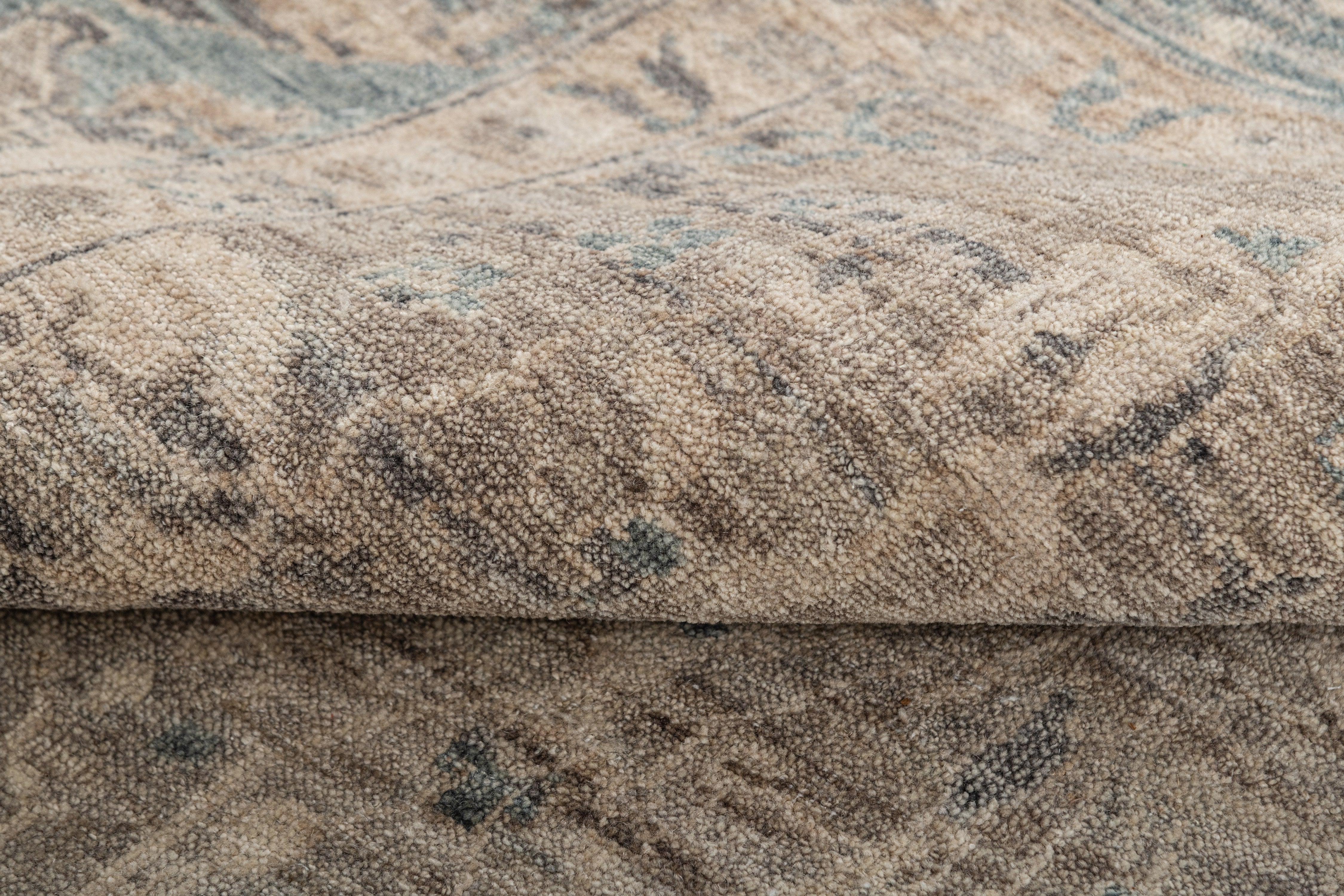 BLISS BIDJAR 09 01, TAUPE.BLUE, SIZE 9X12, PICTURE NO.6, PC NO. 15652