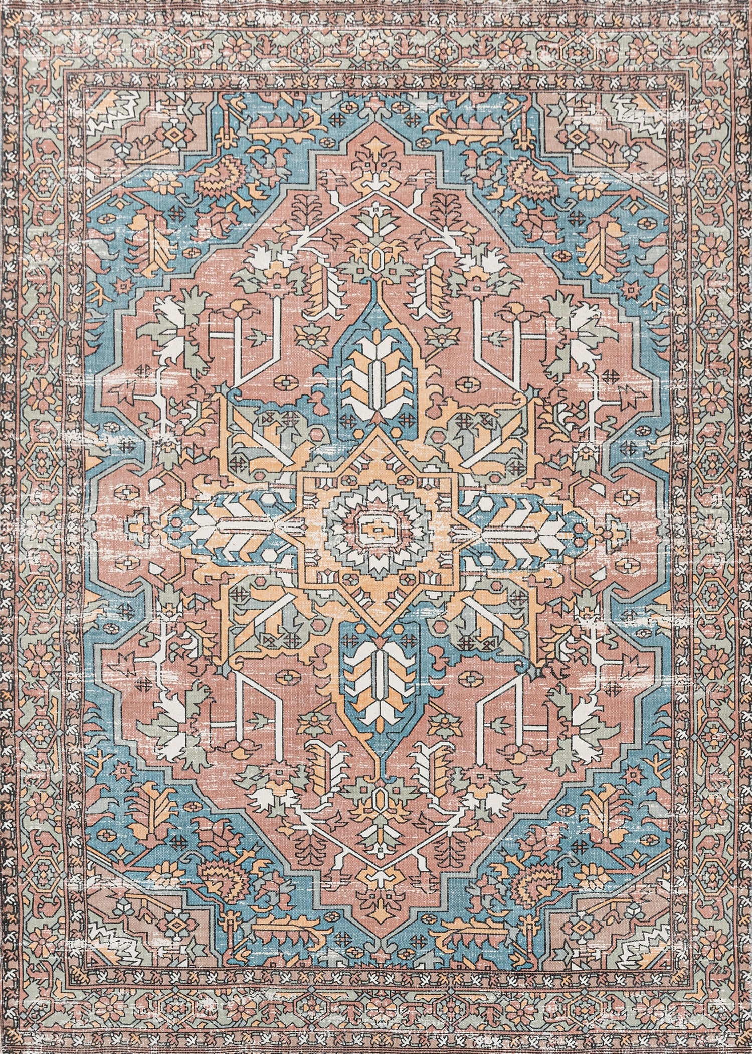 CHELSEA BLUE.BLUSH SIZE 4X6,5'3X7'6,6'6X10 PICTURE NO. 1