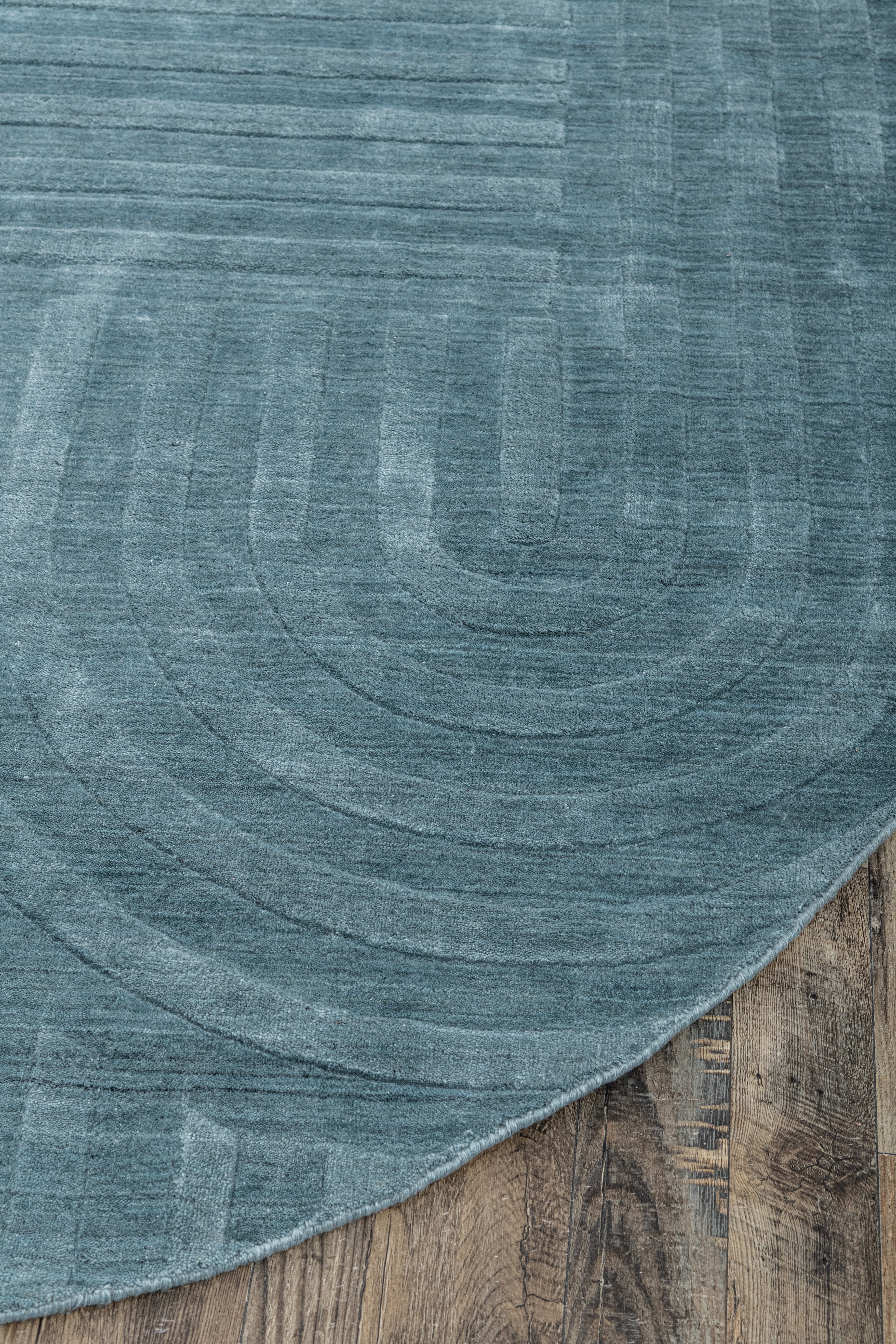 CURVE OVAL  DARK BLUE, SIZE 7X10, PICTURE NO.4