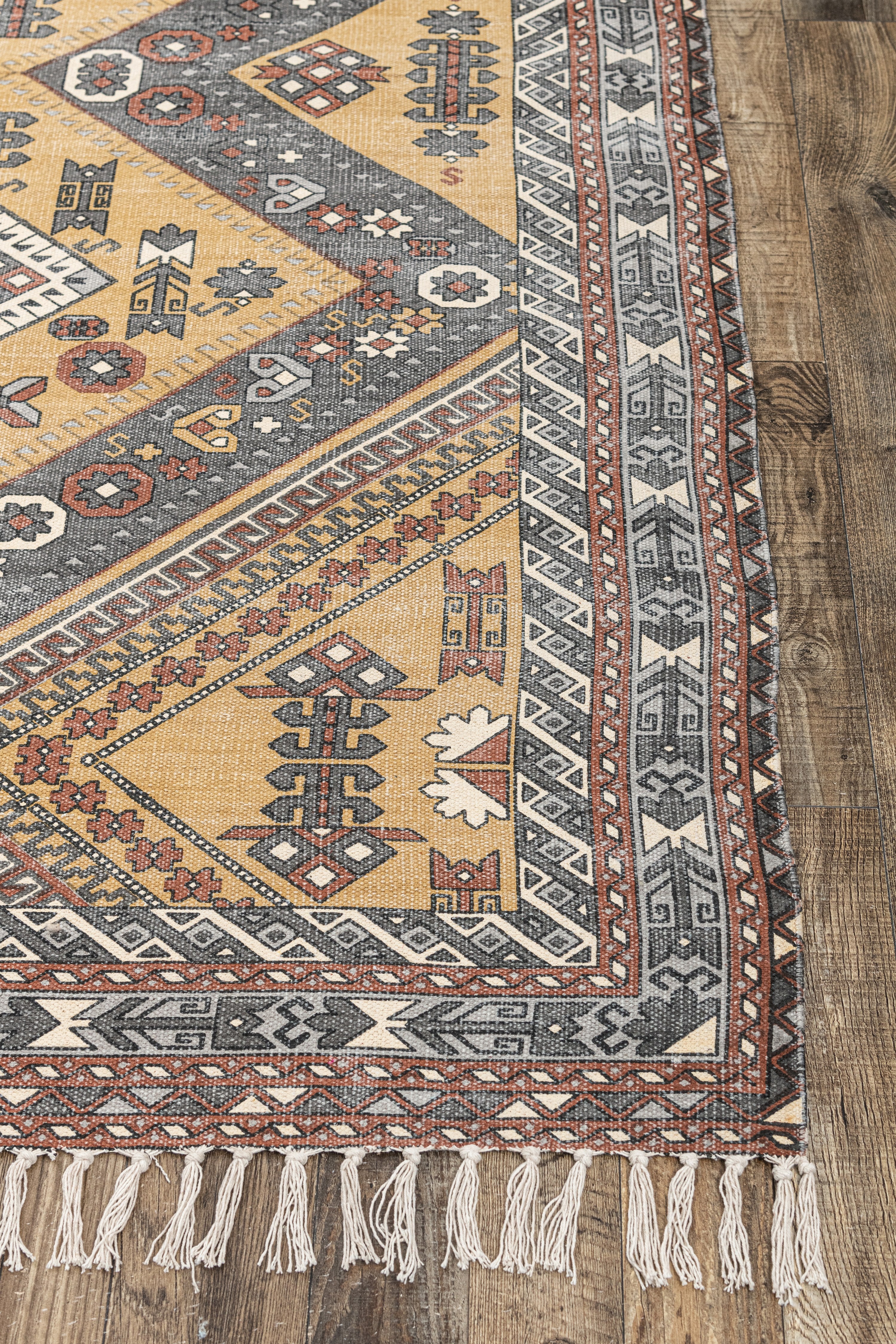 FOLK TAUPE.BROWN SIZE 4X6,5'3X7'6,6'6X10 PICTURE NO. 3