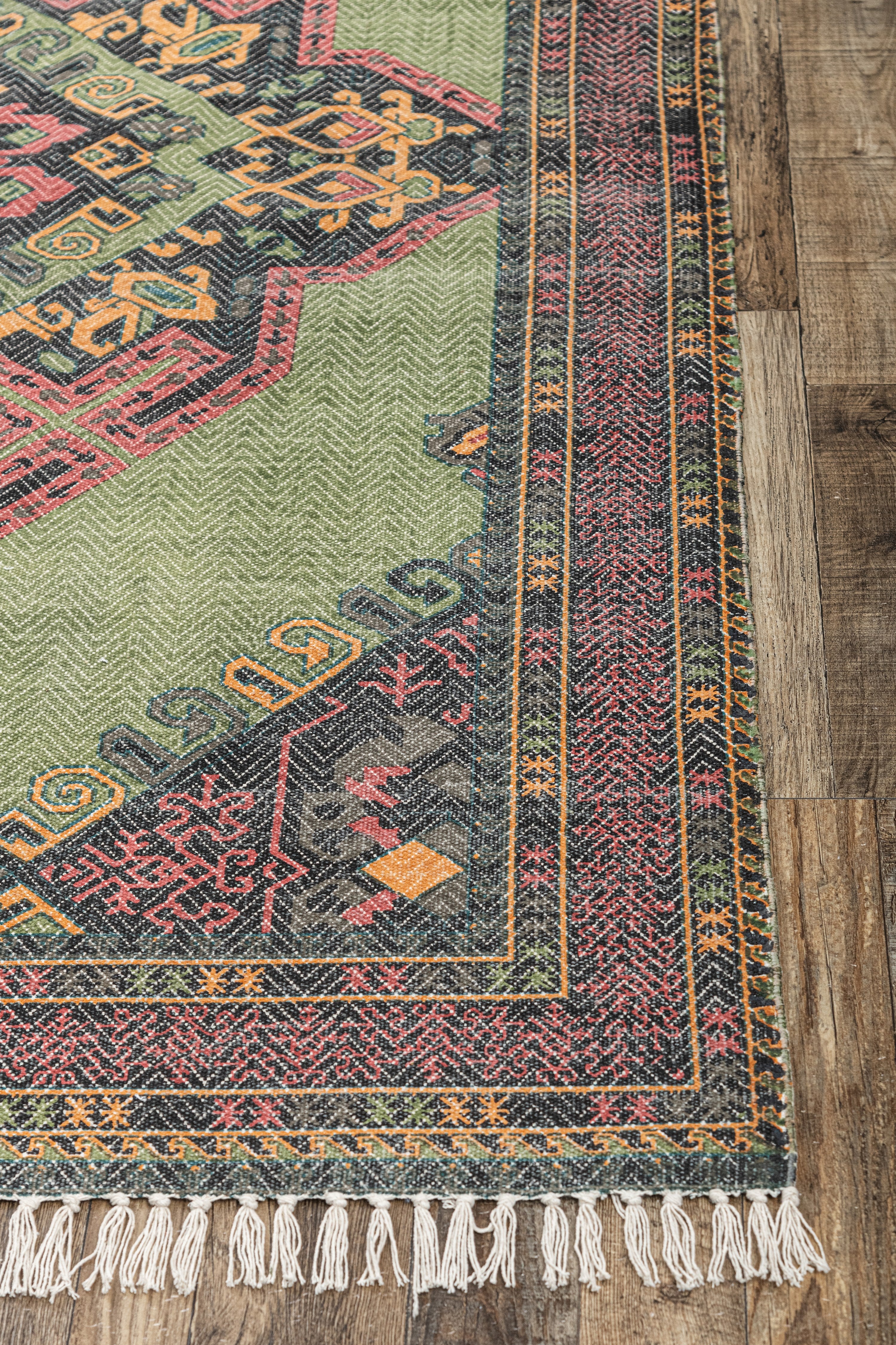 MEADOW EMARALD.BLUSH SIZE 4X6,5'3X7'6,6'6X10 PICTURE NO. 3