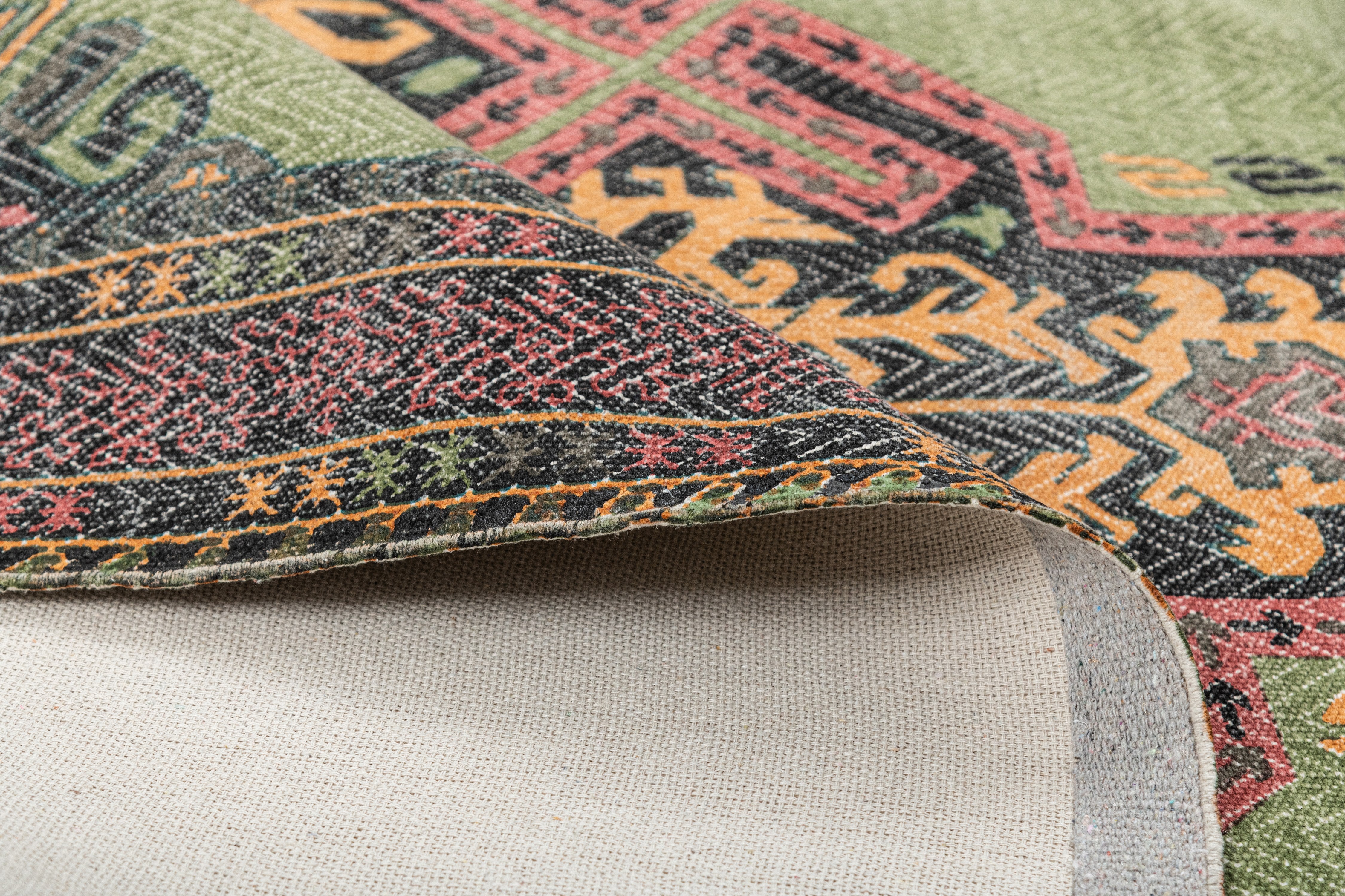 MEADOW EMARALD.BLUSH SIZE 4X6,5'3X7'6,6'6X10 PICTURE NO. 5