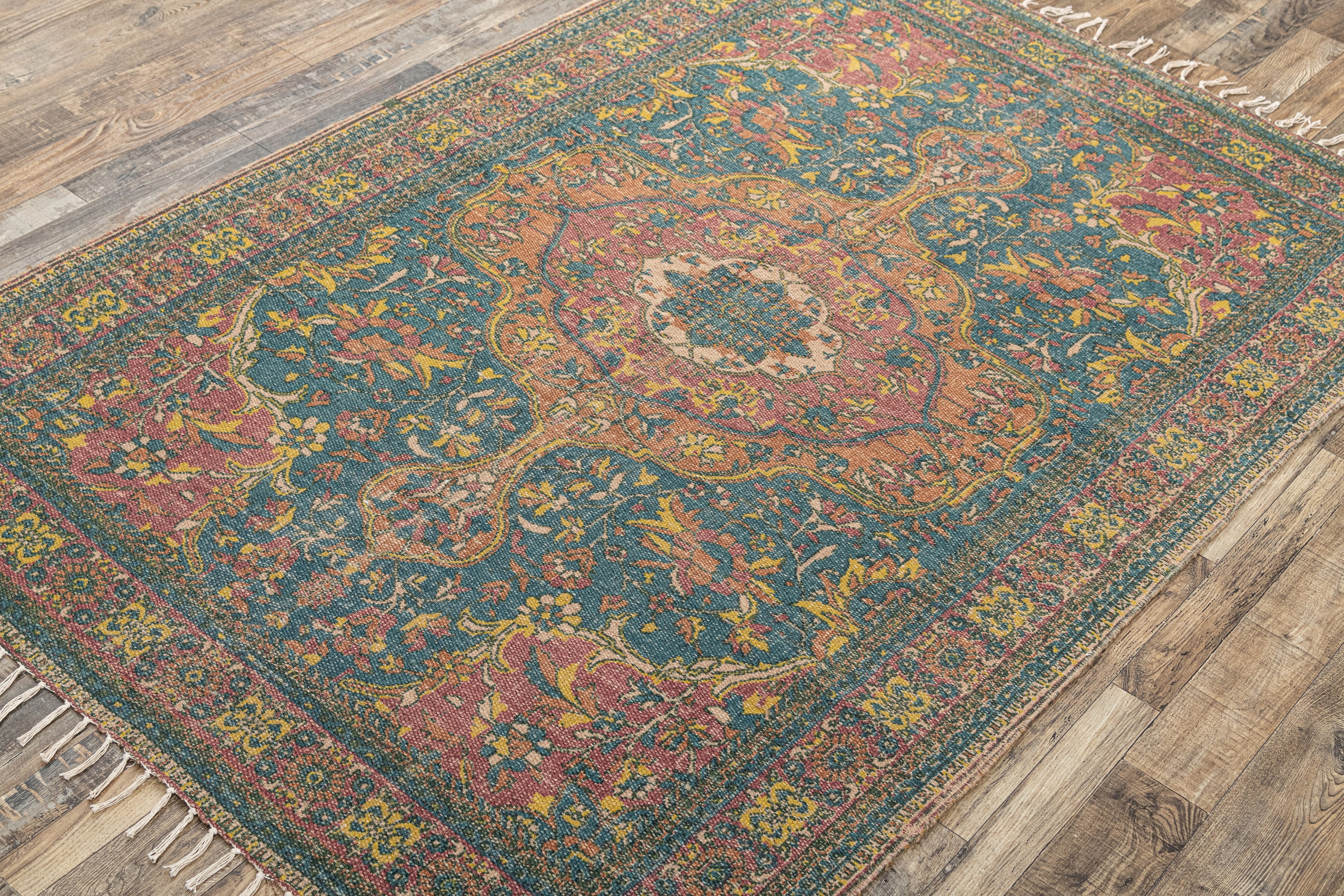 ORNATE BLUE.BLUSH SIZE 5X8 PICTURE NO. 2