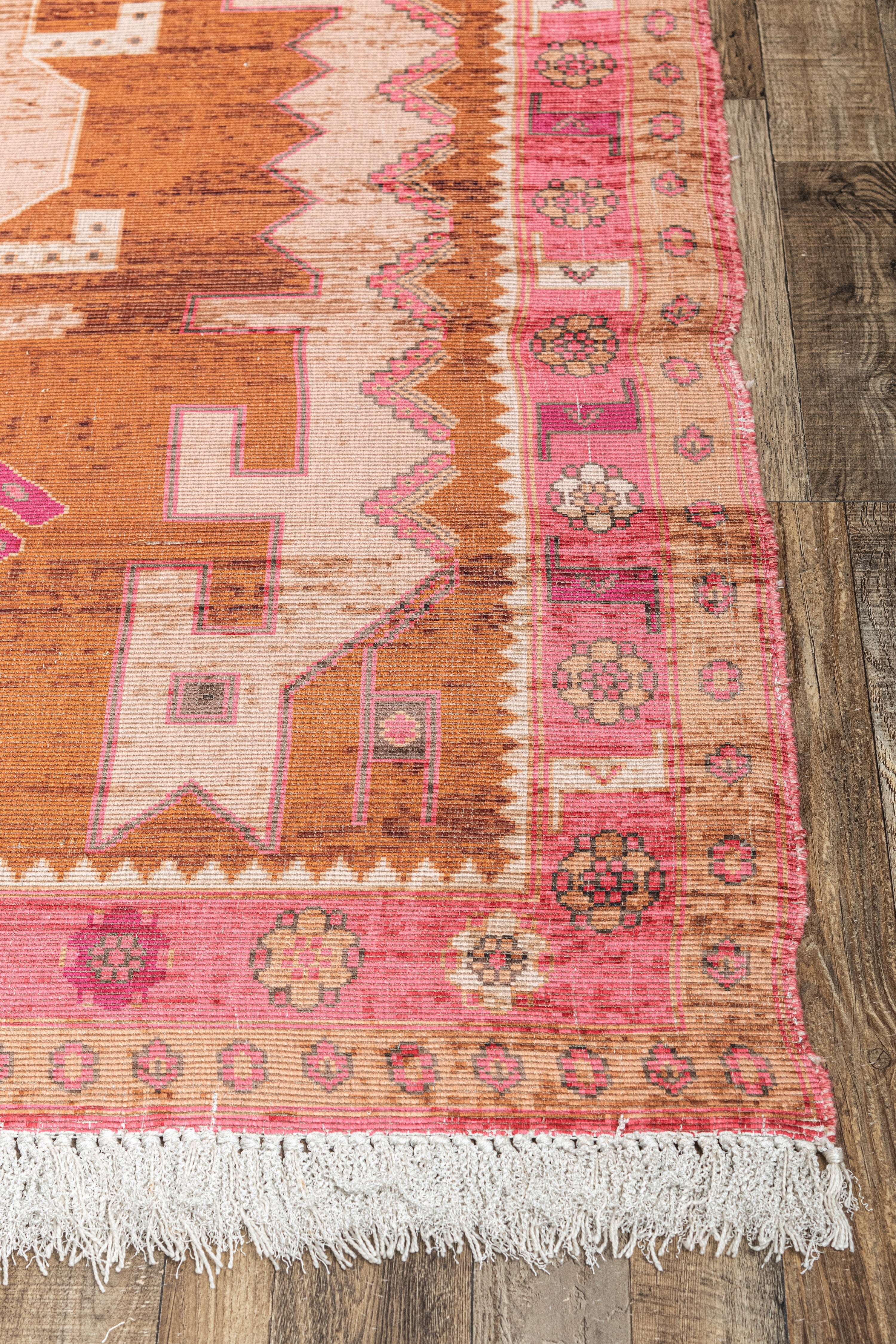 TRIBE BURNT ORANGE.BLUSH SIZE 5'3X7'6 PICTURE NO. 3