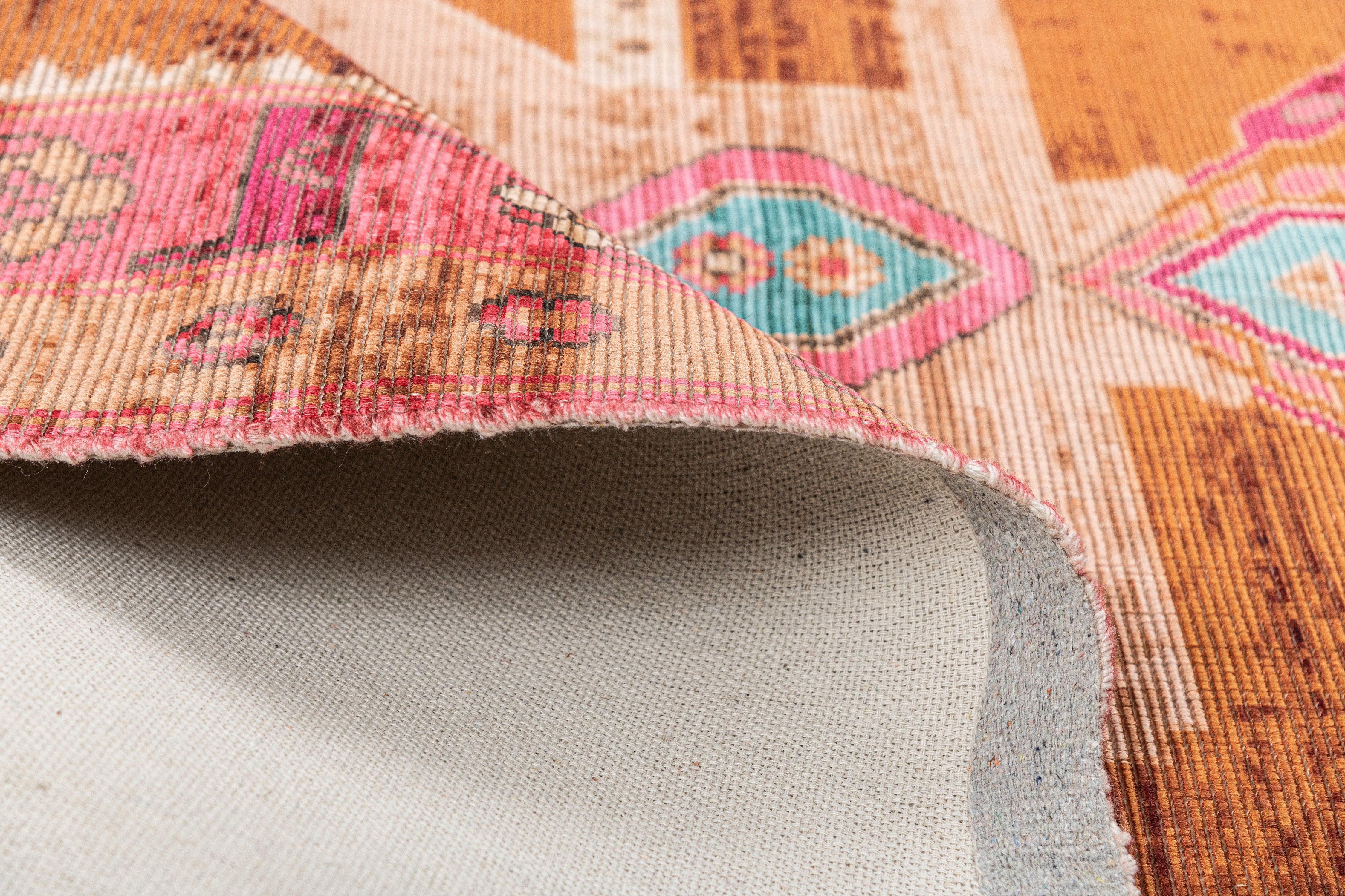 TRIBE BURNT ORANGE.BLUSH SIZE 5'3X7'6 PICTURE NO. 5