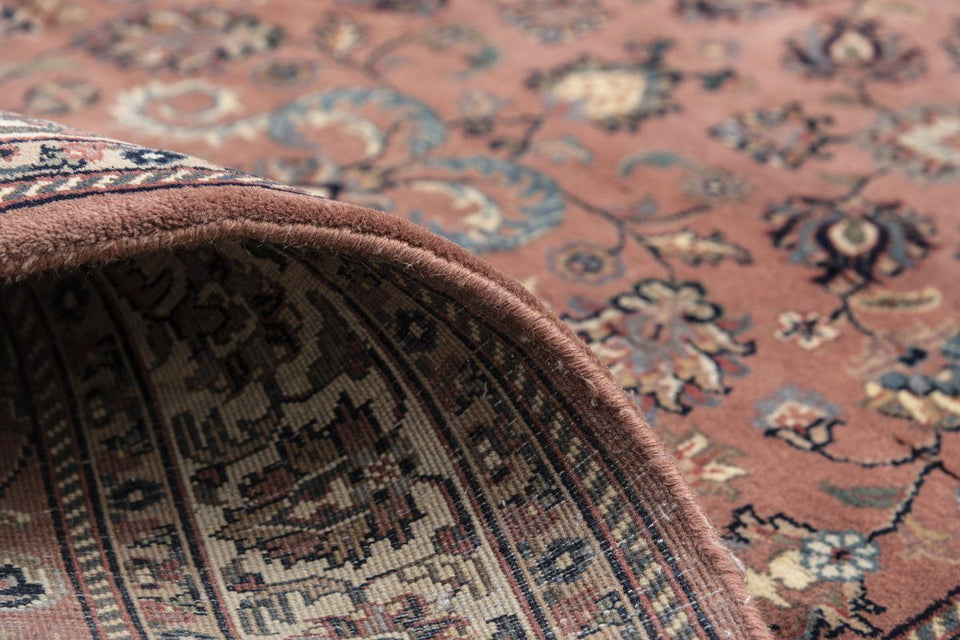 Luxury - Rhythmik Rose Pink Ivory New Zealand Wool Hand Knotted Premium Carpet
