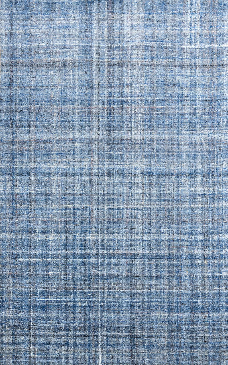 Gemma Blue Wool Hand Knotted Premium Carpet